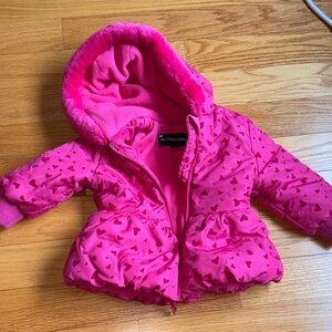 Rothschild Pink Heart Baby Jacket